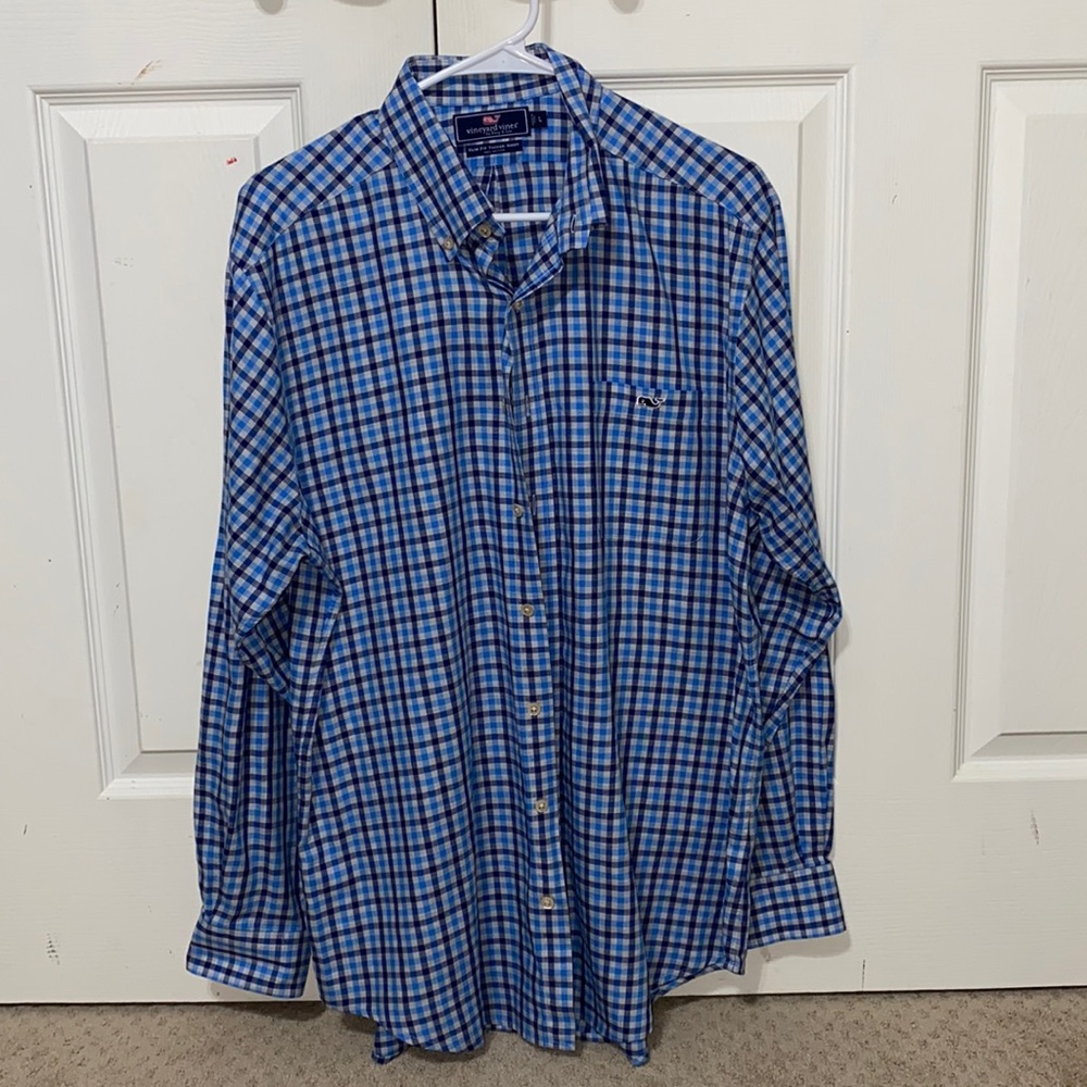 vineyard vines slim fit tucker button up shirt